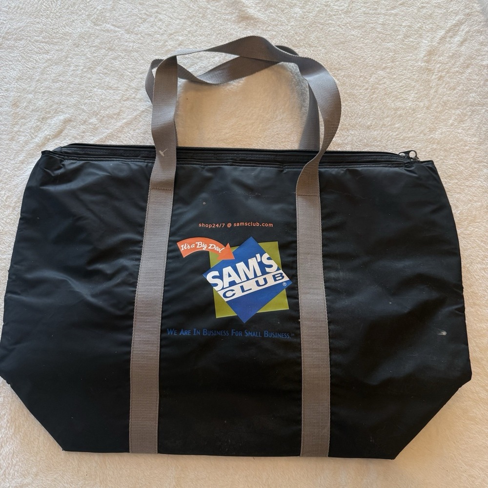 Sam's Club Large 25x16 Insulated Zipper & Handles Reusable Tote Bag Cooler
